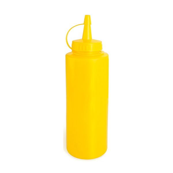 Бутылка для соуса жёлтая (400 мл)