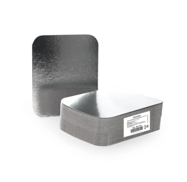 Крышка картонная для алюминиевой формы 402-675 (145*119мм, 100 штук)