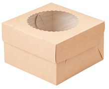Контейнер для кексов и маффинов OSQ MUF 4 секции (160*160*100мм, 25 штук)