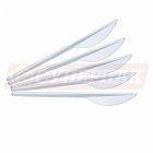 Нож столовый пластиковый белый (200 штук)
