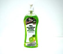 Гель для мытья посуды "SHOTOKU" Зелёное яблоко (1 литр)