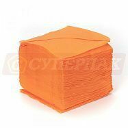 Салфетки оранжевые однослойные "Интенсив" (24х24см, 200 листов)