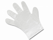 Перчатки полиэтиленовые прозрачные (размер "L", 100 штук)