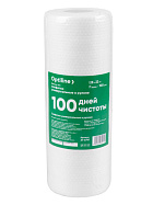 Салфетки универсальные, тисненые в рулоне (25х22 см, 100 листов)