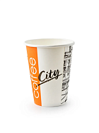 Стакан бумажный с рисунком "City" 350 мл (Ø:90 мм, 50 штук)