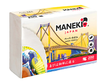 Полотенца бумажные Maneki (тип "Z", 23*23см, 200 листов)