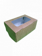 Контейнер "Food To Go" с окошком 1200 мл (150*100*70мм, 50 штук)