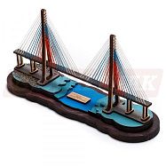 Сувенирная модель "Русский мост" (27*8*10см)