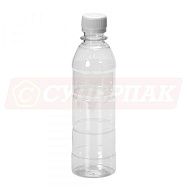 Бутылка пластиковая 0,33 литра с крышкой (Ø:28мм, прозрачная)