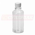 Бутылка пластиковая 0,25 литра с крышкой (Ø:28мм, прозрачная)
